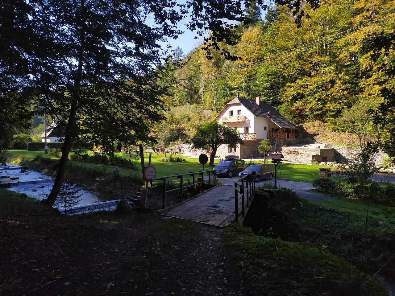 Na samotě u lesa - Jeseníky (Mikulovice): Chata Hamr Tugendhat