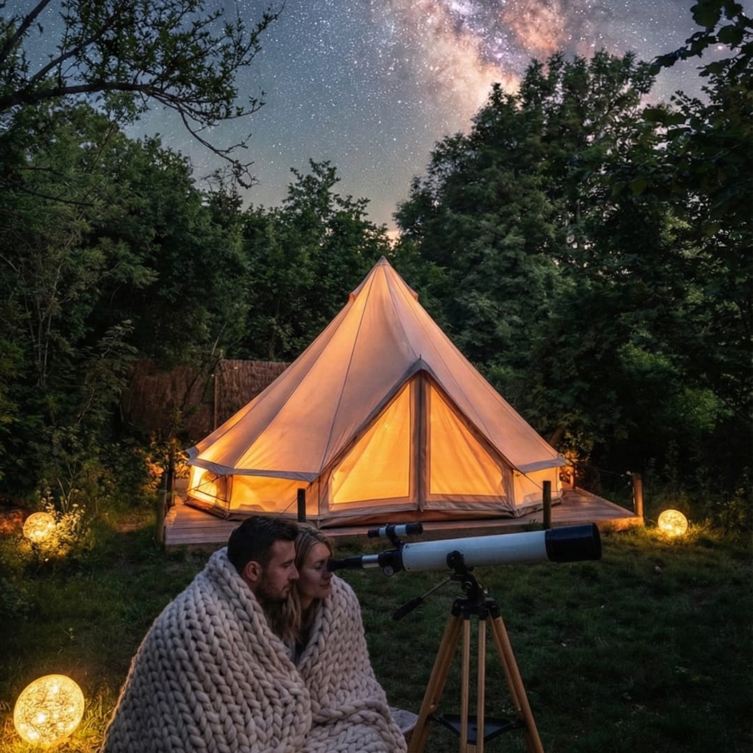 Glamping Hive (Čmelíny): stargazing